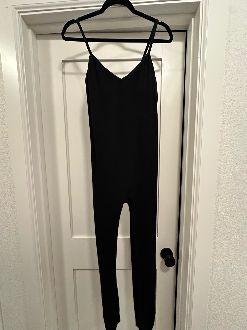 Hatch Black Strappy Maternity Jumpsuit